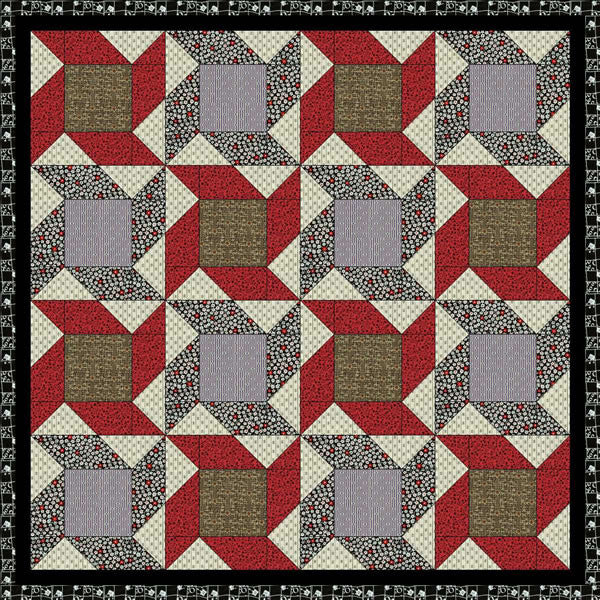 Barn Quilt Churn Dash American Barn Quilts